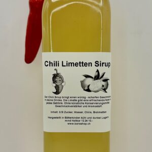 Chili Limetten Sirup